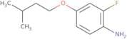 2-Fluoro-4-(3-methylbutoxy)aniline