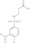 3-(4-Chloro-3-nitrobenzenesulfonamido)propanoic acid