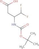 3-{[(tert-Butoxy)carbonyl]amino}-4,4-difluorobutanoic acid