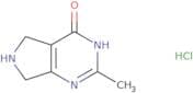 2-Methyl-6,7-dihydro-3H-pyrrolo[3,4-d]pyrimidin-4(5H)-one hydrochloride