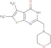 5,6-Dimethyl-2-(morpholin-4-ylmethyl)-3H,4H-thieno[2,3-d]pyrimidin-4-one