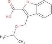 3-[(Propan-2-yloxy)methyl]-1-benzofuran-2-carboxylic acid