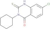 7-Chloro-3-cyclohexyl-2-sulfanyl-3,4-dihydroquinazolin-4-one