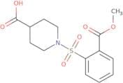 1-[2-(Methoxycarbonyl)benzenesulfonyl]piperidine-4-carboxylic acid
