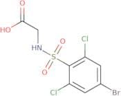 2-(4-Bromo-2,6-dichlorobenzenesulfonamido)acetic acid