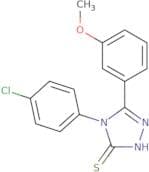 4-(4-Chlorophenyl)-5-(3-methoxyphenyl)-4H-1,2,4-triazole-3-thiol