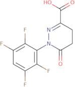 6-Oxo-1-(2,3,5,6-tetrafluorophenyl)-1,4,5,6-tetrahydropyridazine-3-carboxylic acid