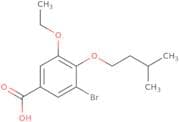 3-Bromo-5-ethoxy-4-(3-methylbutoxy)benzoic acid