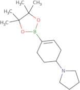 1-(4-(4,4,5,5-Tetramethyl-1,3,2-dioxaborolan-2-yl)cyclohex-3-en-1-yl)pyrrolidine