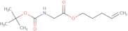 Pent-4-en-1-yl 2-{[(tert-butoxy)carbonyl]amino}acetate