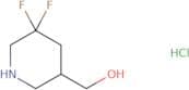 (5,5-difluoropiperidin-3-yl)methanol hcl