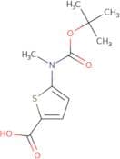5-{[(tert-Butoxy)carbonyl](methyl)amino}thiophene-2-carboxylic acid