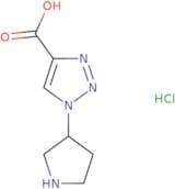 1-(Pyrrolidin-3-yl)-1H-1,2,3-triazole-4-carboxylic acid hydrochloride