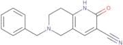 6-Benzyl-2-oxo-1,2,5,6,7,8-hexahydro-1,6-naphthyridine-3-carbonitrile