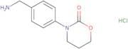 3-[4-(Aminomethyl)phenyl]-1,3-oxazinan-2-one hydrochloride