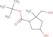 tert-Butyl 4-hydroxy-2-(hydroxymethyl)-2-methylpyrrolidine-1-carboxylate