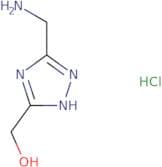 [5-(Aminomethyl)-4H-1,2,4-triazol-3-yl]methanol hydrochloride
