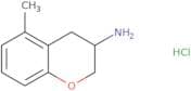 5-Methyl-3,4-dihydro-2H-1-benzopyran-3-amine hydrochloride