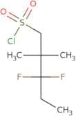 3,3-Difluoro-2,2-dimethylpentane-1-sulfonyl chloride