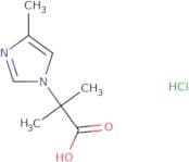 2-Methyl-2-(4-methyl-1H-imidazol-1-yl)propanoic acid hydrochloride