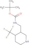 tert-Butyl N-{[4-(trifluoromethyl)piperidin-3-yl]methyl}carbamate
