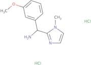 (3-Methoxyphenyl)(1-methyl-1H-imidazol-2-yl)methanamine dihydrochloride