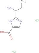 2-(1-Aminopropyl)-1H-imidazole-4-carboxylic acid dihydrochloride