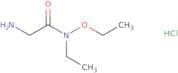 2-Amino-N-ethoxy-N-ethylacetamide hydrochloride