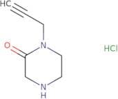 1-(Prop-2-yn-1-yl)piperazin-2-one hydrochloride