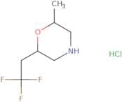 2-Methyl-6-(2,2,2-trifluoroethyl)morpholine hydrochloride