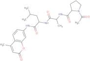 (2S)-1-Acetyl-N-[(2S)-1-[[(2S)-4-methyl-1-[(4-methyl-2-oxochromen-7-yl)amino]-1-oxopentan-2-yl]ami…