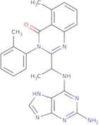 2-​[(1S)​-​1-​[(2-​Amino-​9H-​purin-​6-​yl)​amino]​ethyl]​-​5-​methyl-​3-​(2-​methylphenyl)​-4(3H)…