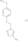 1-[(4-Methoxyphenoxy)methyl]-1H-pyrazol-4-amine hydrochloride