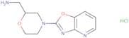(4-{[1,3]Oxazolo[4,5-b]pyridin-2-yl}morpholin-2-yl)methanamine hydrochloride