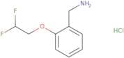 [2-(2,2-Difluoroethoxy)phenyl]methanamine hydrochloride