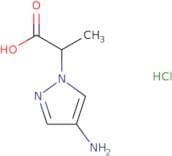 2-(4-Amino-1H-pyrazol-1-yl)propanoic acid hydrochloride