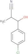 3-(4-Chlorophenyl)-3-hydroxy-2-methylpropanenitrile