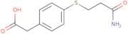 2-{4-[(2-Carbamoylethyl)sulfanyl]phenyl}acetic acid