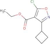 Ethyl 5-chloro-3-cyclobutyl-1,2-oxazole-4-carboxylate