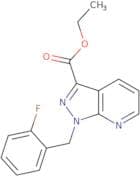 1-(2-Fluorobenzyl)-1H-pyrazolo[3,4-b]pyridine-3-carboxylic Acid Ethyl Ester