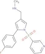 1-(5-(4-Fluorophenyl)-1-(pyridin-3-ylsulfonyl)-1H-pyrrol-3-yl)-N-methylmethanamine