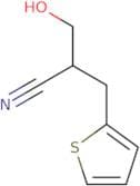 3-Hydroxy-2-(thiophen-2-ylmethyl)propanenitrile