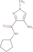 4-Amino-N-cyclopentyl-1-methyl-1H-pyrazole-3-carboxamide
