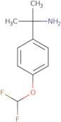 2-[4-(Difluoromethoxy)phenyl]propan-2-amine