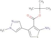tert-Butyl 2-amino-4-(1-methyl-1H-pyrazol-4-yl)thiophene-3-carboxylate