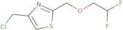 4-(Chloromethyl)-2-((2,2-difluoroethoxy)methyl)thiazole