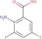 2-Amino-5-fluoro-3-iodobenzoic acid