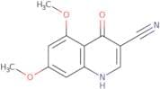 5,7-Dimethoxy-4-oxo-1,4-dihydroquinoline-3-carbonitrile