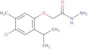 2-[4-Chloro-5-methyl-2-(propan-2-yl)phenoxy]acetohydrazide