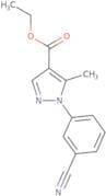 Ethyl 1-(3-cyanophenyl)-5-methyl-1H-pyrazole-4-carboxylate